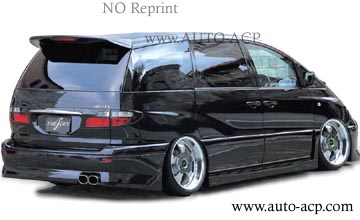 A/MCR エスティマ ワンオフ 延長加工 ファブレス リアバンパー トヨタ