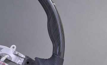 ノア・ヴォクシー ウッドステアリング 黒木目